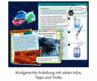Fun Science Geheimnisvolle Kristallwelt, Experimentierkasten