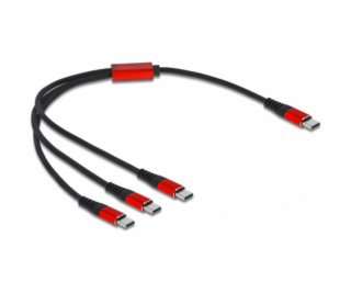 USB Ladekabel 3-in-1 USB Typ-C > 3x USB Typ-C