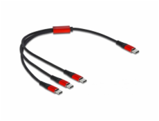 USB Ladekabel 3-in-1 USB Typ-C > 3x USB Typ-C