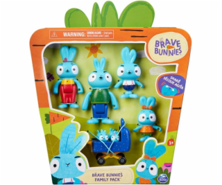 Brave Bunnies Family 5er Pack mit Actionfiguren der Hasen...