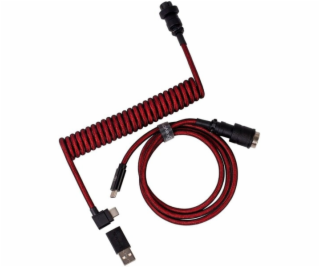 USB 3.2 Gen 1 Premium Coiled Aviator Kabel, USB-C Stecker...