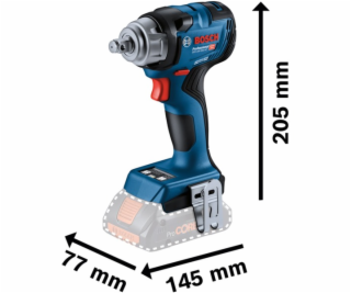 Aku rázový utahovák GDS 18V-330 HC Professional solo