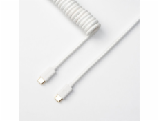  Keychron USB 3.2 Gen 1 Custom Coiled Aviator Cable, USB-C samec > USB-C samec