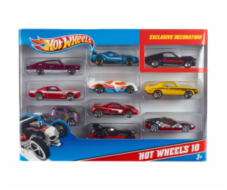  Hot Wheels 10dílná dárková sada sortiment, autíčko