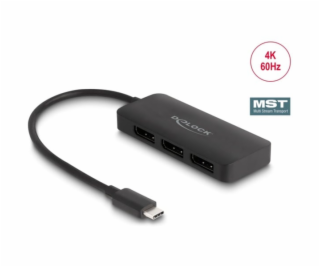 DeLOCK USB-C > 3x DisplayPort Splitter MST 4K 60Hz, HDMI ...