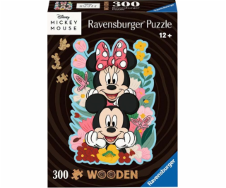 Dřevěné puzzle Ravensburger Disney Mickey & Minnie