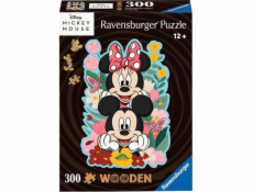 Dřevěné puzzle Ravensburger Disney Mickey & Minnie