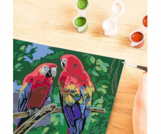 Ravensburger Malba podle čísel - Barevní papoušci