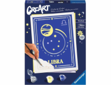 Ravensburger CreArt - znamení zvěrokruhu Váhy, malba