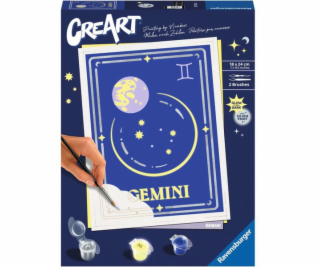 Ravensburger CreArt - znamení zvěrokruhu Blíženci, malba