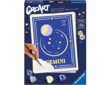 Ravensburger CreArt - znamení zvěrokruhu Blíženci, malba