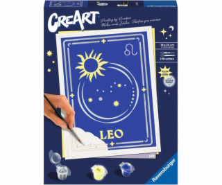 Ravensburger CreArt - znamení zvěrokruhu Lev, malba