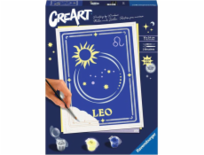 Ravensburger CreArt - znamení zvěrokruhu Lev, malba