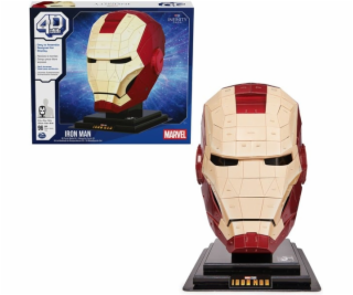Spin Master 4D Build - helma Marvel Iron Man, stavba modelu