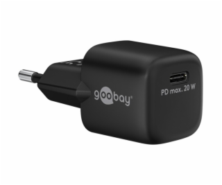 goobay USB-C rychlonabíječka Nano, PD, GaN, 20 wattů