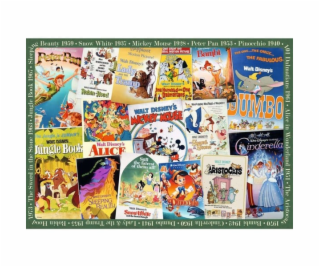 Ravensburger Puzzle Vintage filmový plakát Disney