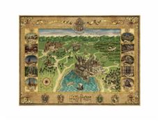 Puzzle Ravensburger mapa Bradavic