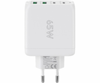 goobay USB-C víceportová rychlá nabíječka, PD, GaN, 68 wattů