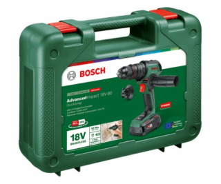 Aku příklepová vrtačka Bosch AdvancedImpact 18V-80 QuickSnap