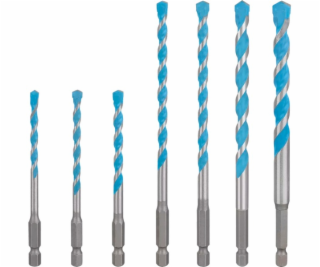 Sada vrtáků Bosch Expert HEX-9 MultiConstruction, 7 kusů