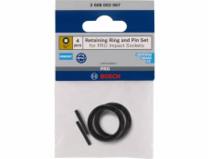 Bosch  Sada pojistného kroužku a čepu, pro PRO Impact nástrčný klíč 3/4 , zámek 
