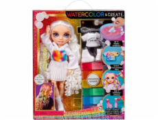 MGA Entertainment Rainbow High Watercolor & Create DIY Fashion Doll - Violet Eyes