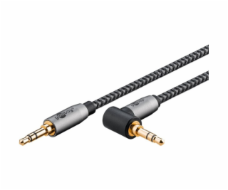 goobay Plus Audio propojovací kabel AUX 3,5mm stereo, 90°