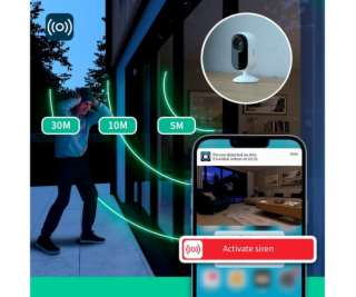 Arlo Essential 2K vnitřní kamera, bezpečnostní kamera