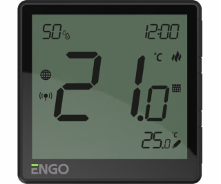 Engo  pod omítku, online regulátor teploty ZigBee 230V, č...