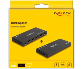 DeLOCK HDMI Splitter 1 x HDMI vstup na 4 x HDMI výstup 4K...