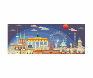 Ravensburger Puzzle Panorama - V noci v Berlíně