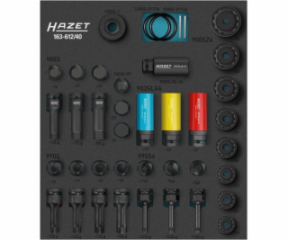 Sada nástrčných šroubováků Hazet 163-612/40, velikost 2/3+