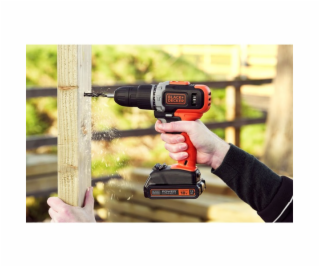 Aku příklepová vrtačka BLACK+DECKER BCKSB02, 18 voltů