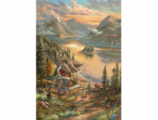 Schmidt Spiele Thomas Kinkade Studios: Nádhera na břehu jezera, Puzzle