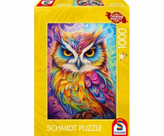 Schmidt Spiele sova v papouščích šatech, puzzle