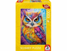 Schmidt Spiele sova v papouščích šatech, puzzle