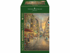 Dřevěné puzzle Schmidt Spiele Thomas Kinkade Studios: Malebná Paříž