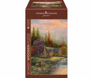Dřevěné puzzle Schmidt Spiele Thomas Kinkade Studios: hor...