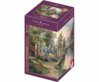 Dřevěné puzzle Schmidt Spiele Thomas Kinkade Studios: Ves...
