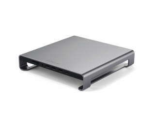 Satechi Aluminum Monitor Stand Hub for iMac space gray