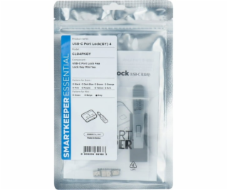 SMARTKEEPER ESSENTIAL USB-C Port Lock (CL04) + Lock Key M...