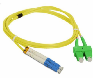 Propojovací kabel SM SC/APC-LC duplex 9/125 5,0m ALANTEC