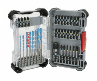Bosch PRO Impact Mixed Bit Set, 35 kusů, sada vrtáků a bitů