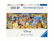 Ravensburger Puzzle Panorama - skupinová fotka Disney