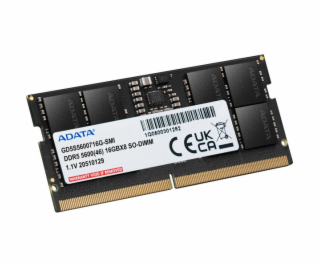 ADATA SO-DIMM 16 GB DDR5-5600 (1x 16 GB), RAM