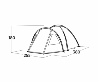 Kopulový stan Easy Camp Chin 4