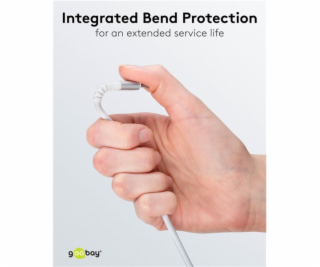 textilní kabel goobay Supersoft USB 2.0, zástrčka USB-A >...