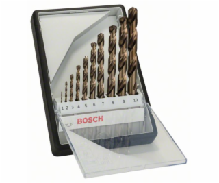Sada vrtáků do kovu Robust Line HSS-Co, 10dílná - 1; 2; 3...