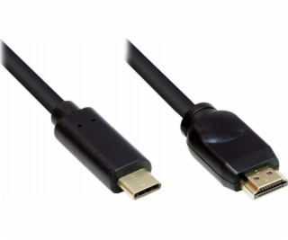 Alcasa GC-M0104 kabelový adaptér 10 m USB Type-C HDMI Typ...