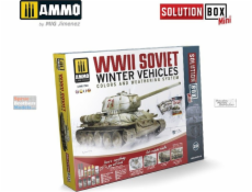 Vallejo Ammo: Solution Box Mini 20 – sovětská zimní vozidla z druhé světové války – barvy a systém počasí